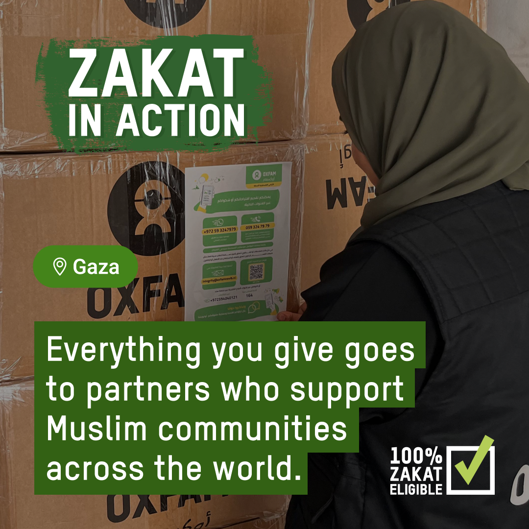 Oxfam Zakat in Action 2025 campaign creative